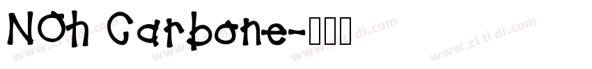 NOh Carbone字体转换